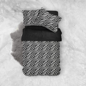Σεντόνια Εμπριμέ Σετ Zebra Υπέρδιπλα
