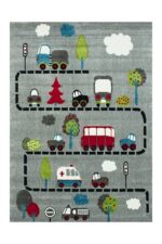 Παιδικό Χαλί Kids 9360a Grey KoulisCarpets