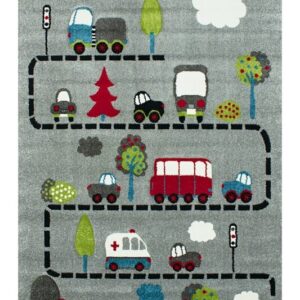 Παιδικό Χαλί Kids 9360a Grey KoulisCarpets