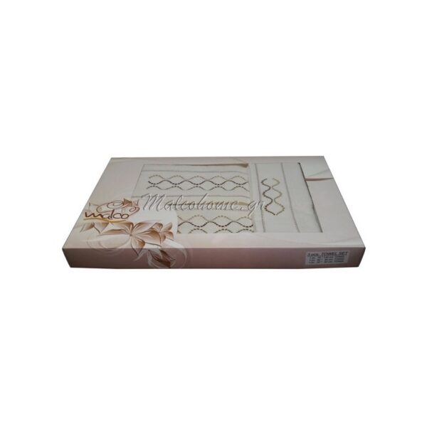 ΣΕΤ 3ΤΜΧ ΠΕΤΣΕΤΕΣ MALCOHOME ECRU PETSP3C1409E