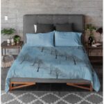 Σετ 4 τεμαχίων σεντόνια Υπέρδιπλα Forest Blue FRB220