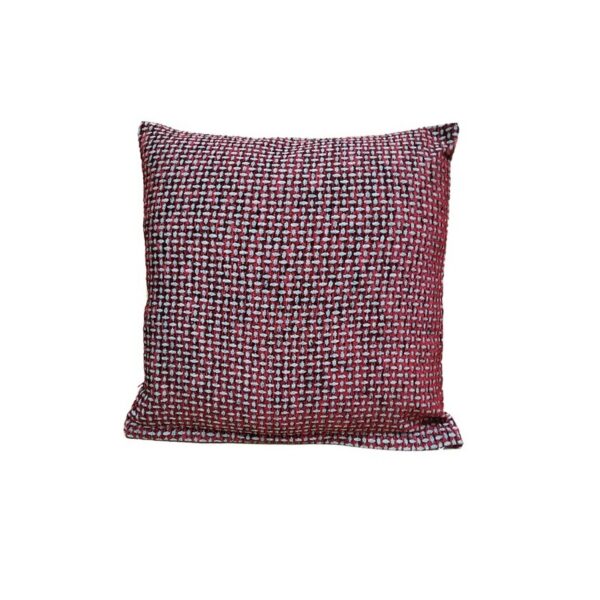 ΜΑΞΙΛΑΡΟΘΗΚΗ MALCOHOME ΣΕΝΙΛ 43x43 ΣΧΕΔΙΟ CROSS BORDEAUX-GREY ΜΑΞJ51