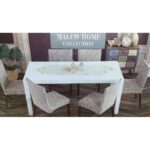 ΣΕΤ ΚΑΛΥΜΜΑΤΑ 6 ΤΕΜΑΧΙΩΝ MALCOHOME ΛΥΚΡΑ ΚΑΡΕΚΛΑΣ LAHUR KLH, Χρώμα Γκρι Ecru Cinnamon