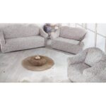 ΣΕΤ ΚΑΛΥΜΜΑΤΑ MALCOHOME ΛΥΚΡΑ 3 ΤΕΜΑΧΙΩΝ LAHUR ΣΕ 3 ΧΡΩΜΑΤΑ LHR, Χρώμα Γκρι Ecru Cinnamon