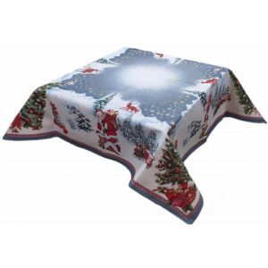 ΧΡΙΣΤΟΥΓΕΝΝΙΑΤΙΚΟ ΚΑΡΕ ΣΤΟΦΑ ΙΣΠΑΝΙΑΣ LUREX SILVER SANTA GREY SLG2