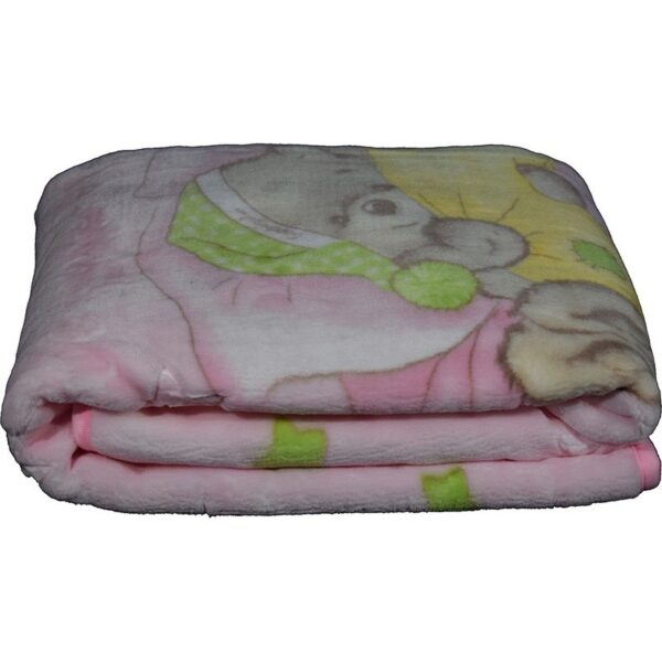ΒΡΕΦΙΚΗ ΚΟΥΒΕΡΤΑ MALCOHOME ΒΕΛΟΥΤΕ STAR BABY - ΡΟΖ KOUVV1910SB-RPS