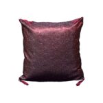 ΖΕΥΓΟΣ ΜΑΞΙΛΑΡΟΘΗΚΕΣ ΣΑΤΕΝ MALCOHOME 42X42cm ΜΠΟΡΝΤΩ HL69288-B