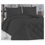 ΚΟΥΒΕΡΤΟΠΑΠΛΩΜΑ ΠΟΛΥΤΕΛΕΙΑΣ GREY 220X240 KOUV1, Διαστάσεις 220X240cm