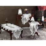 Κεντημένο σετ 5 τεμαχίων White Velour KEN1