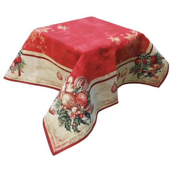 ΧΡΙΣΤΟΥΓΕΝΝΙΑΤΙΚΗ ΣΤΟΦΑ ΙΣΠΑΝΙΑΣ 140Χ140 LUREX CHRISTMAS GIFT C-GIFT
