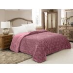 ΚΟΥΒΕΡΤΟΠΑΠΛΩΜΑ ΑΝΑΓΛΥΦΟ FLANNEL 220X240 (811) OPAL ROSE