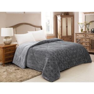 ΚΟΥΒΕΡΤΟΠΑΠΛΩΜΑ ΑΝΑΓΛΥΦΟ FLANNEL 160X220 (811) GREY