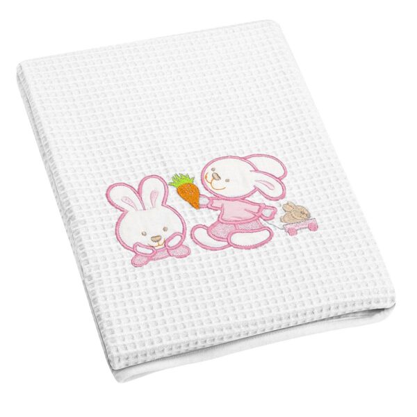 ΚΟΥΒΕΡΤΑ ΠΙΚΕ ΚΟΥΝΙΑΣ ADAM HOME RABBIT WHITEPINK