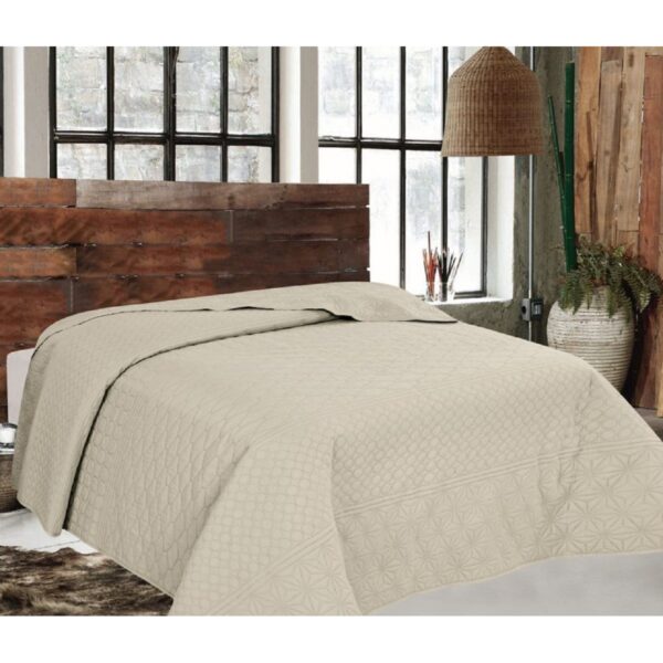ΚΟΥΒΕΡΛΙ ELEGANCE ΥΠΕΡΔΙΠΛΟ ADAM HOME VENUS BEIGE