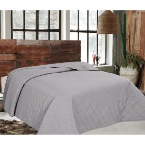 ΚΟΥΒΕΡΛΙ ELEGANCE ΥΠΕΡΔΙΠΛΟ ADAM HOME VENUS GREY