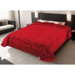 ΚΟΥΒΕΡΤΑ ΒΕΛΟΥΤΕ ΥΠΕΡΔΙΠΛΗ PIERRE CARDIN NANCY 657 RED(34)