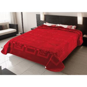 ΚΟΥΒΕΡΤΑ ΒΕΛΟΥΤΕ ΥΠΕΡΔΙΠΛΗ PIERRE CARDIN NANCY 657 RED(34)