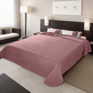 ΚΟΥΒΕΡΤΑ ΒΕΛΟΥΤΕ ΙΣΠΑΝΙΑΣ KING SIZE BELPLA STER PLAIN OPAL ROSE(64) 240X260